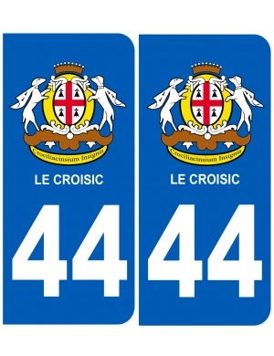 immatriculation 44 Le Croisic - Sticker/autocollant