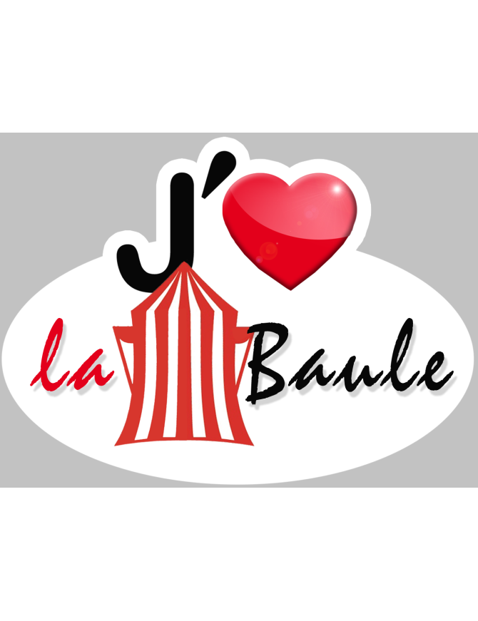 Autocollant Sticker 'Ville De La Baule' - Neuf - Fabriqué En France
