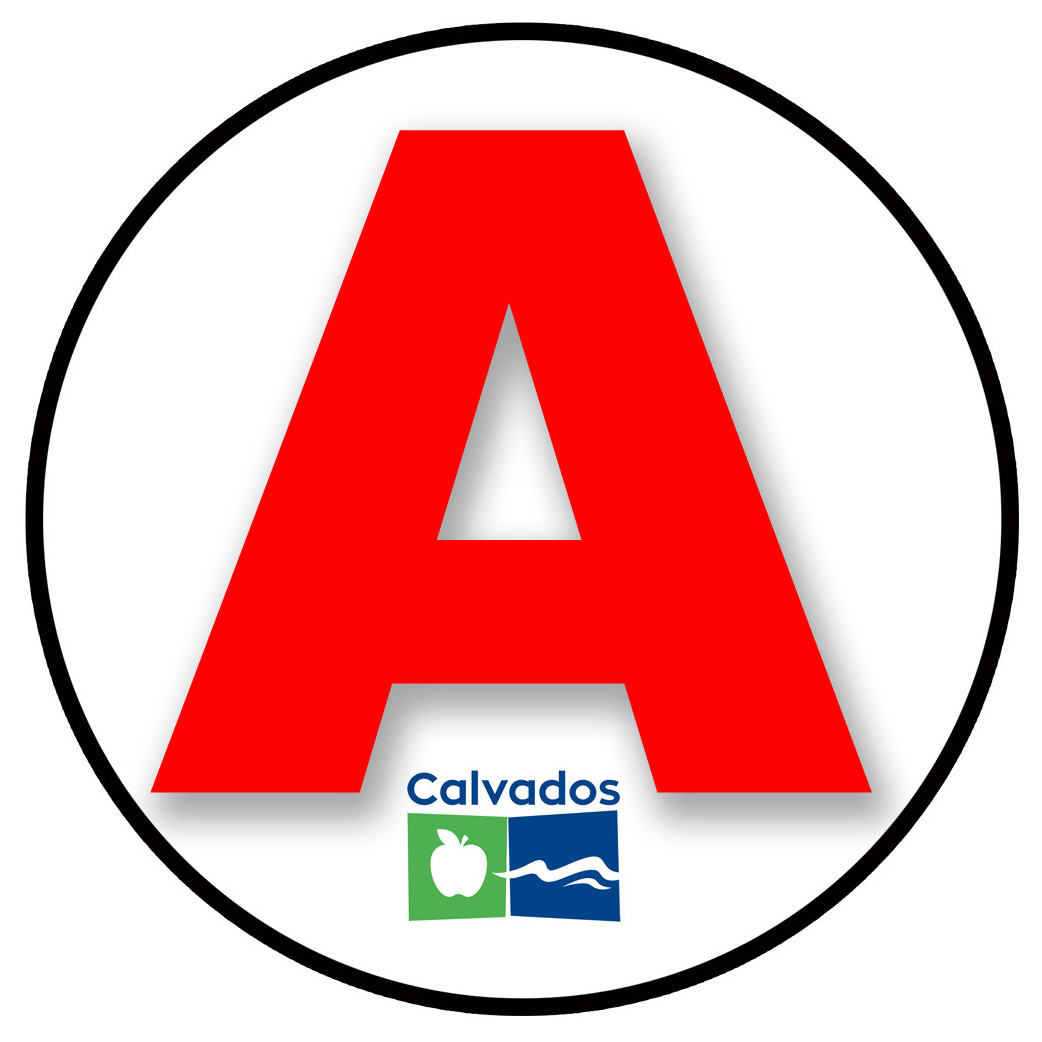 A 14 Le Calvados - 15cm - Sticker/autocollant