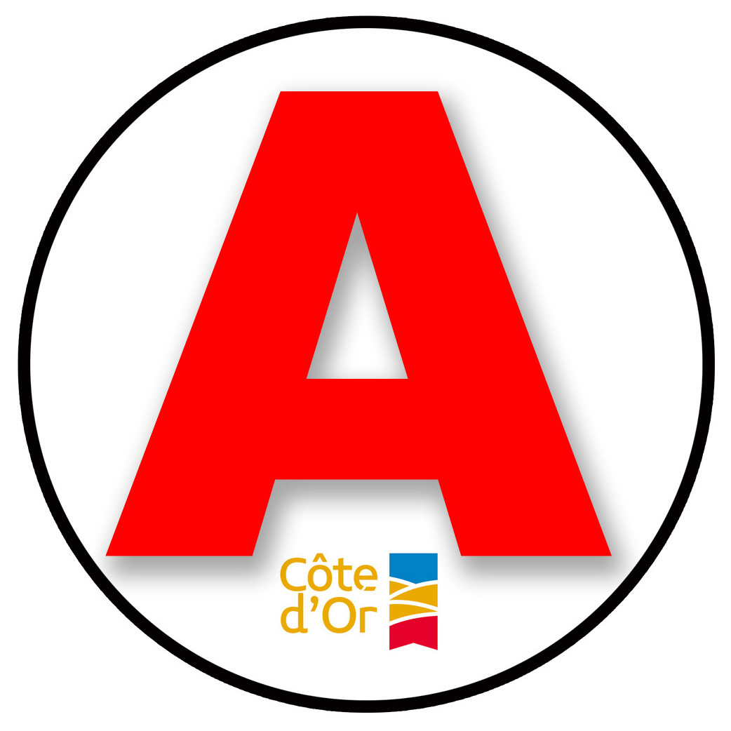 A 21 La Côte-d'Or - 15cm - Sticker/autocollant