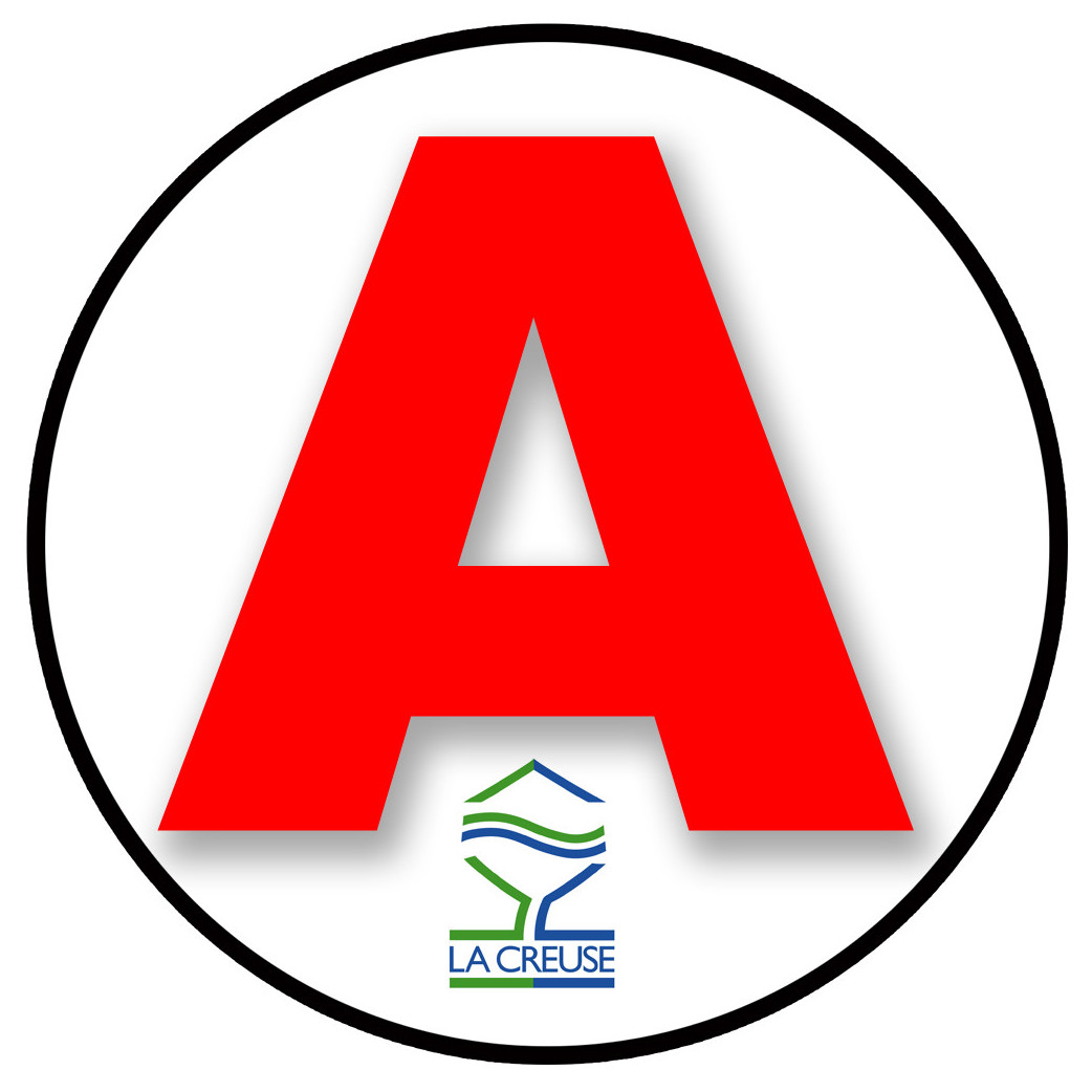 A 23 La Creuse - 15cm - Sticker/autocollant