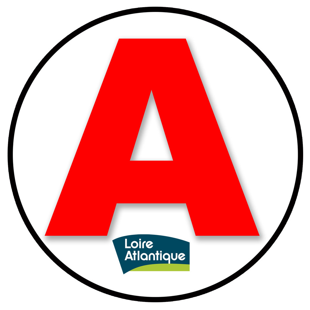 A 44 La Loire Atlantique - 15cm - Sticker/autocollant