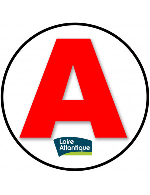 A 44 La Loire Atlantique - 15cm - Sticker/autocollant