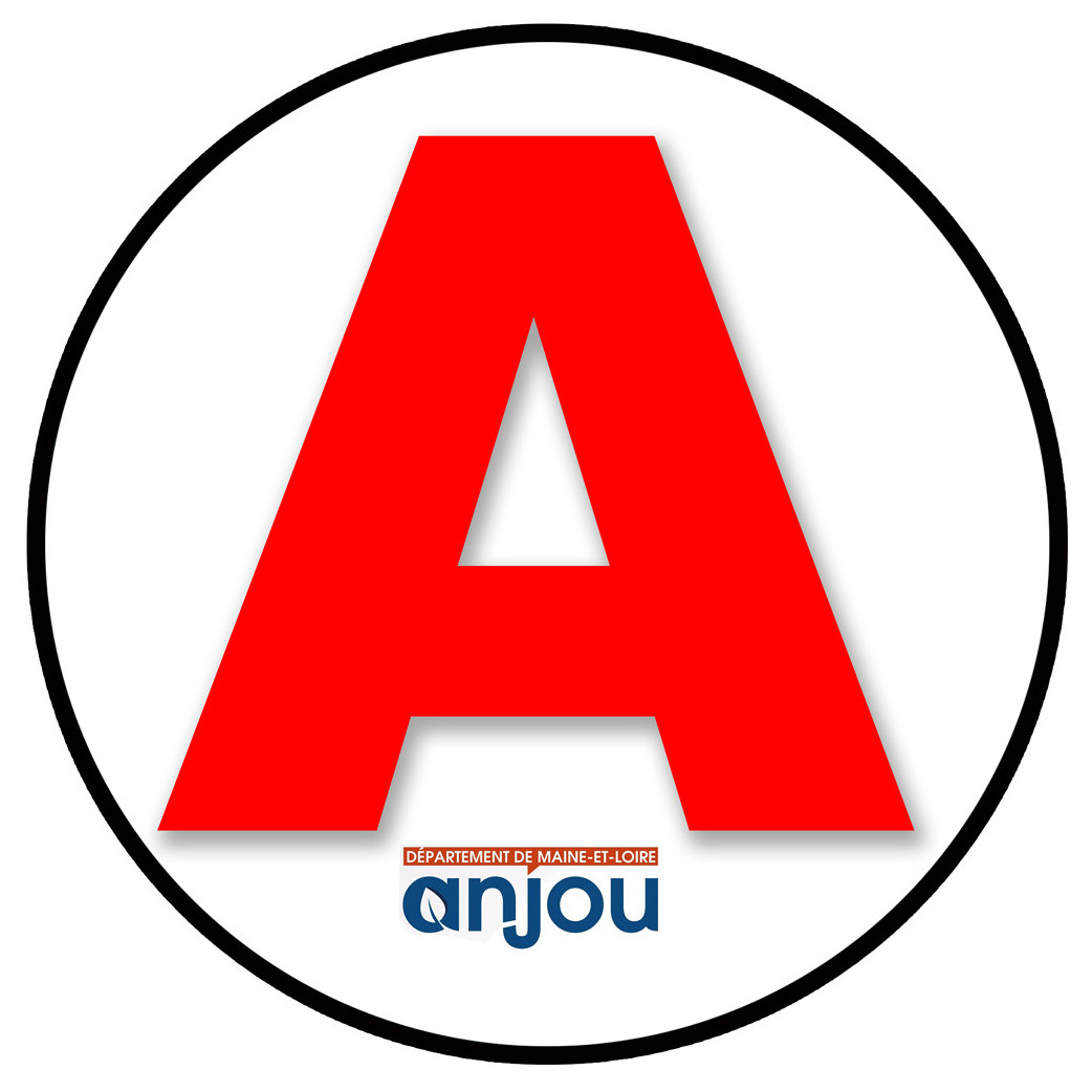 A 49 Le Maine et Loire - 15cm - Sticker/autocollant