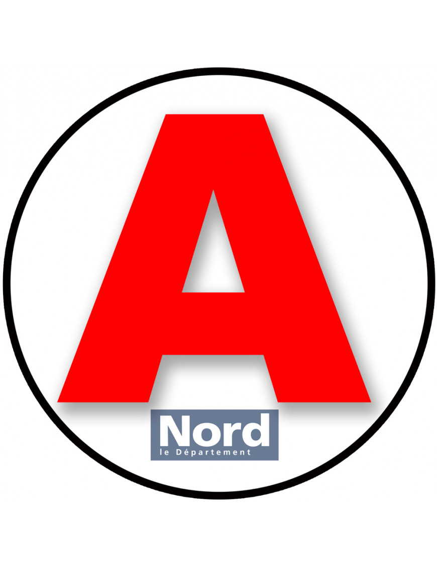 A 59 Le Nord - 15cm - Sticker/autocollant