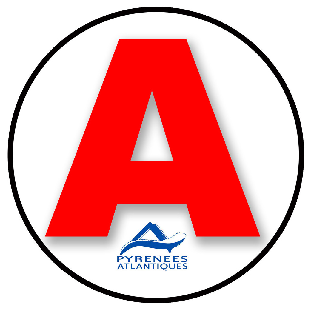A 64 Les Pyrénées Atlantiques - 15cm - Sticker/autocollant