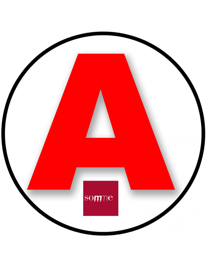 A 80 La Somme - 15cm - Sticker/autocollant A 80 La Somme - 15cm - Sticker/autocollant