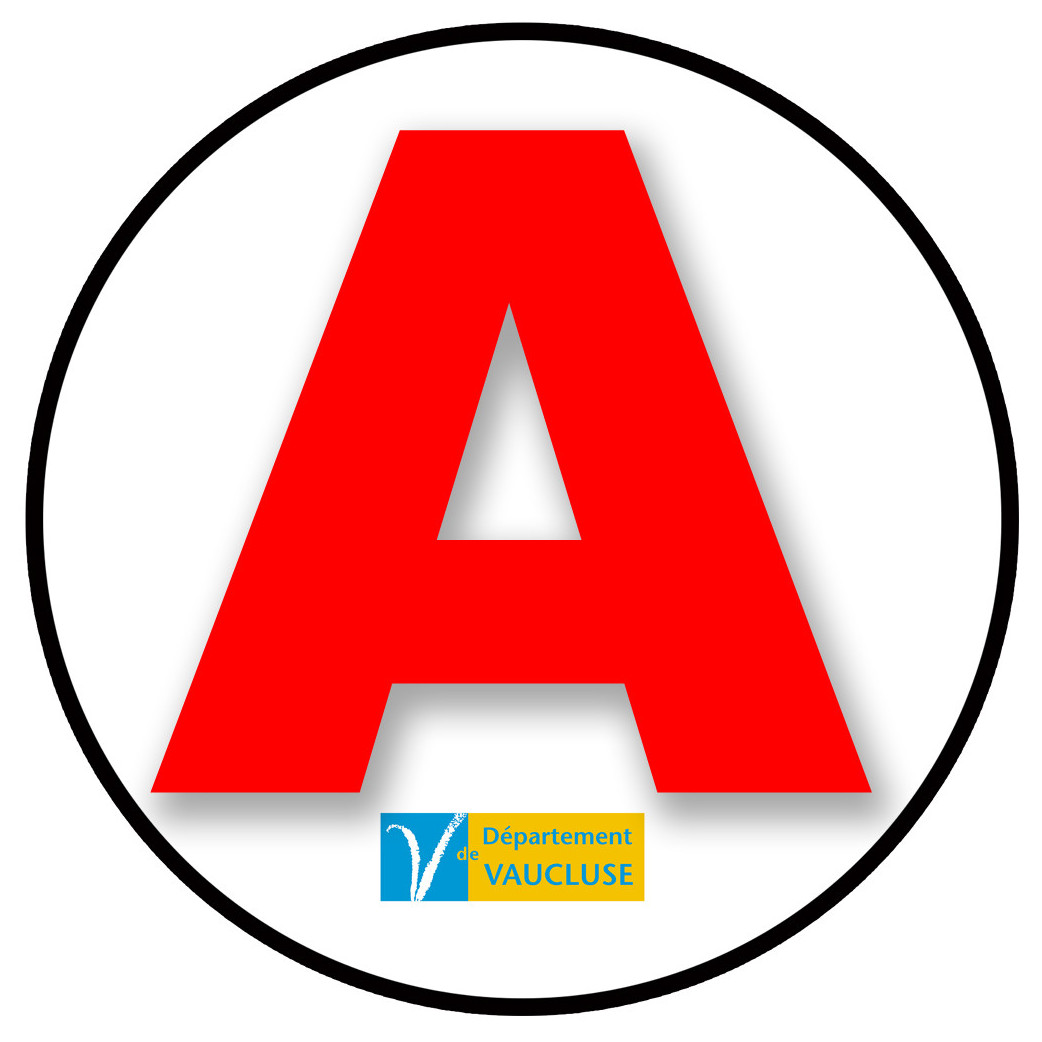 A 84 Le Vaucluse - 15cm - Sticker/autocollant