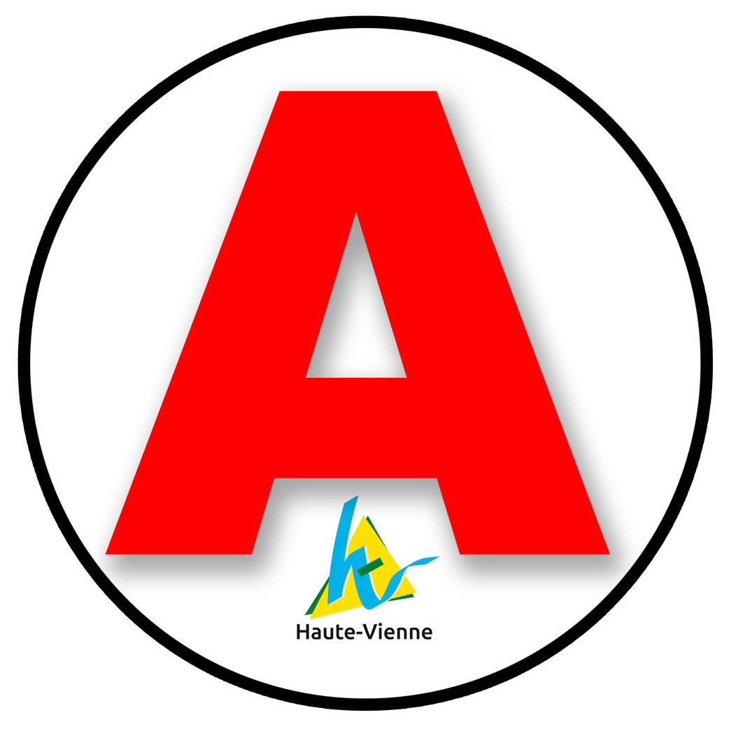 A 87 La Haute Vienne - 15cm - Sticker/autocollant