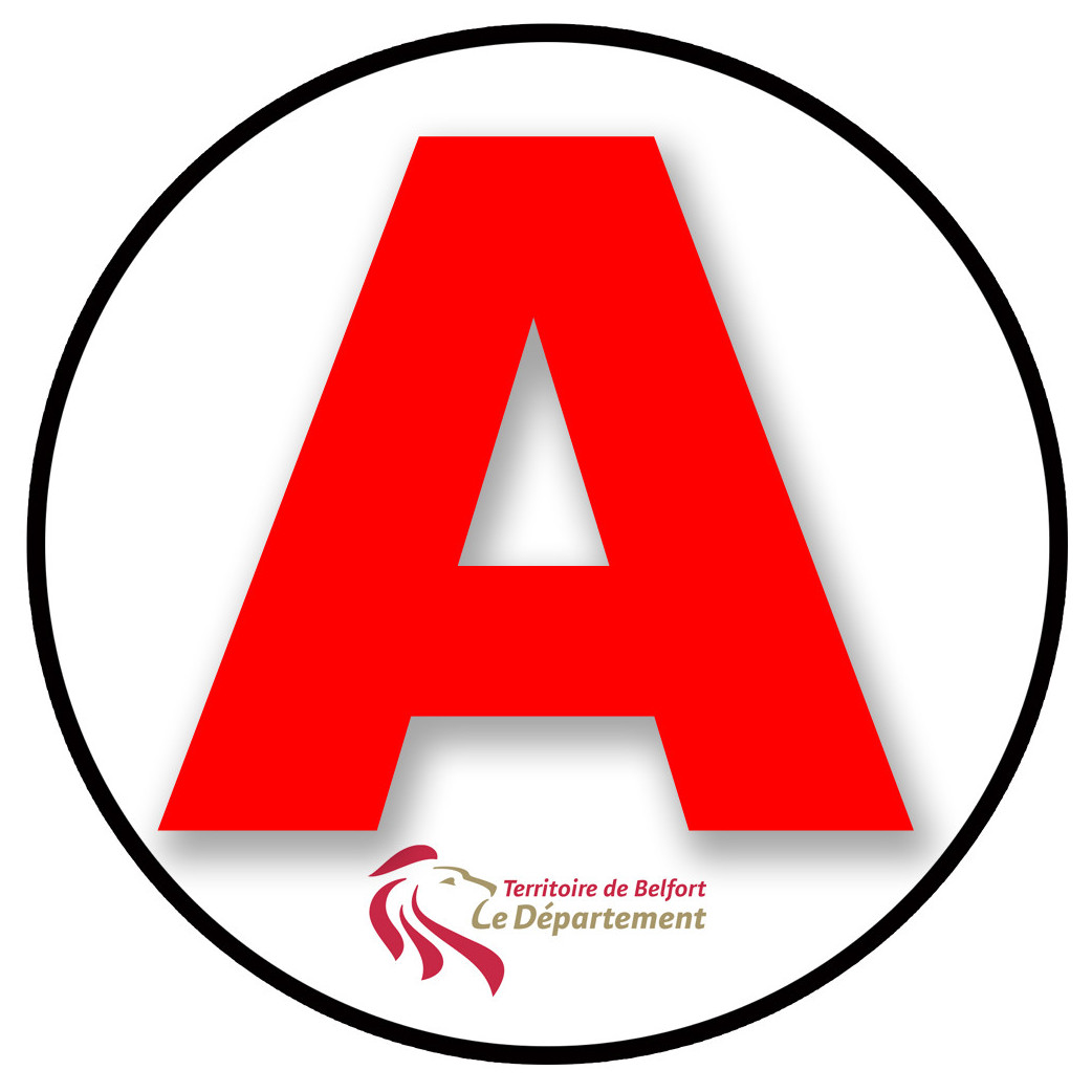 A 90 Le Territoire de Belfort - 15cm - Sticker/autocollant