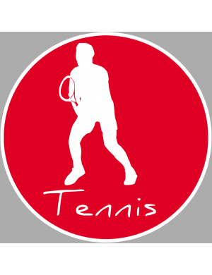 Tennis - 20cm - Sticker/autocollant
