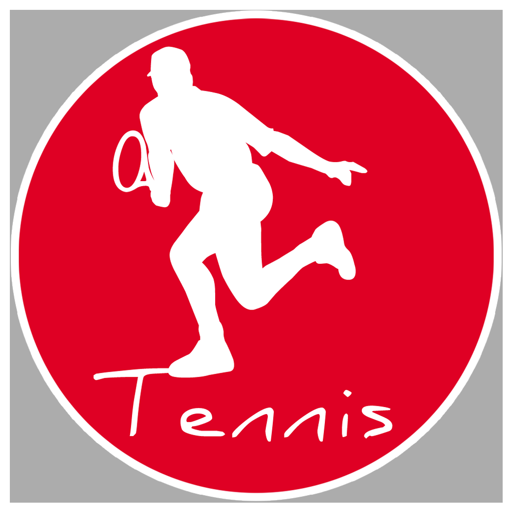 Tennis - 10cm - Sticker/autocollant