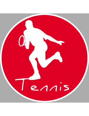 Tennis - 10cm - Sticker/autocollant