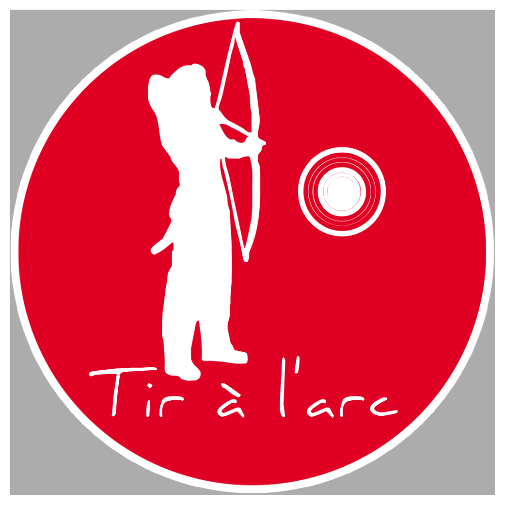 Tir à l'arc - 10cm - Sticker/autocollant