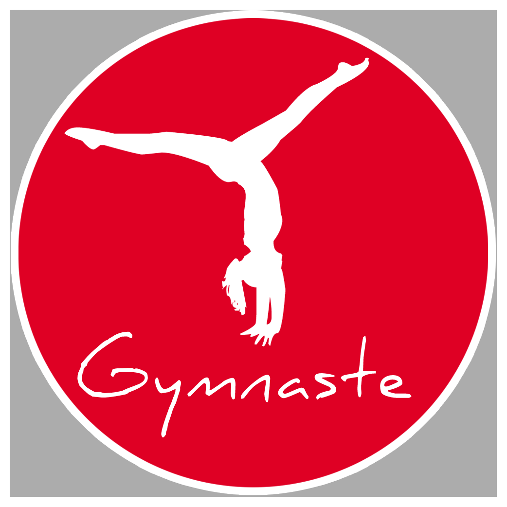 Gymnaste attitude (5cm) - Sticker/autocollant
