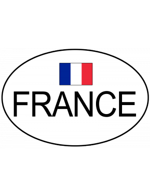 France (15x10cm) - Sticker/autocollant