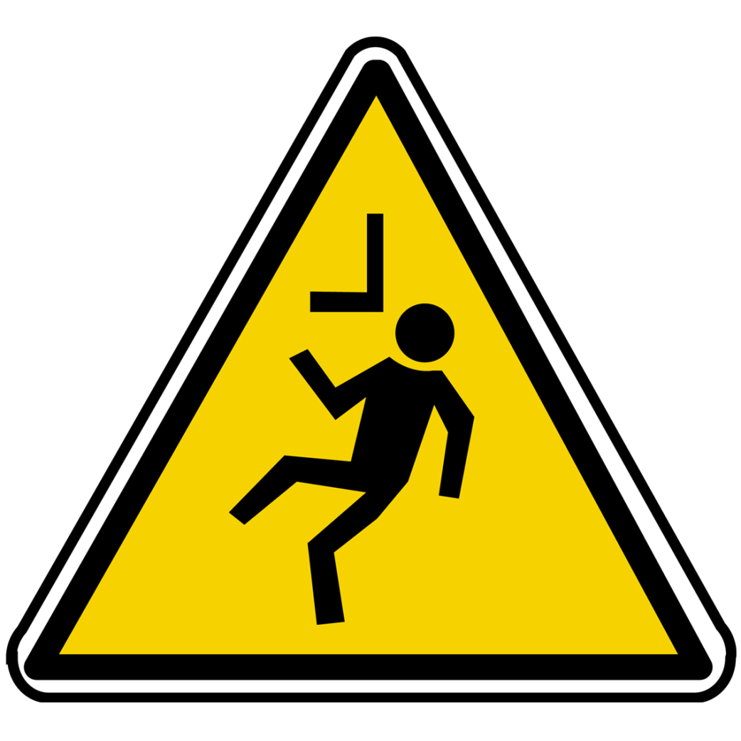 attention à la tête (15x13.5cm) - Sticker/autocollant