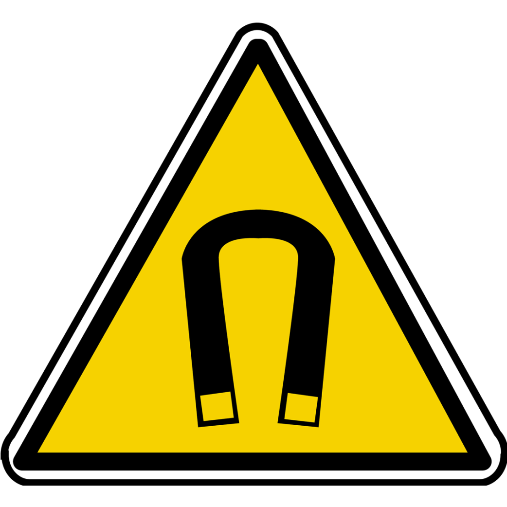 champ magnétique important (20x18.2cm) - Sticker/autocollant