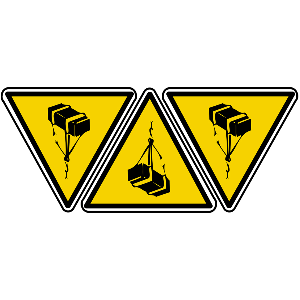 charges suspendues (3fois 10x9cm) - Sticker/autocollant