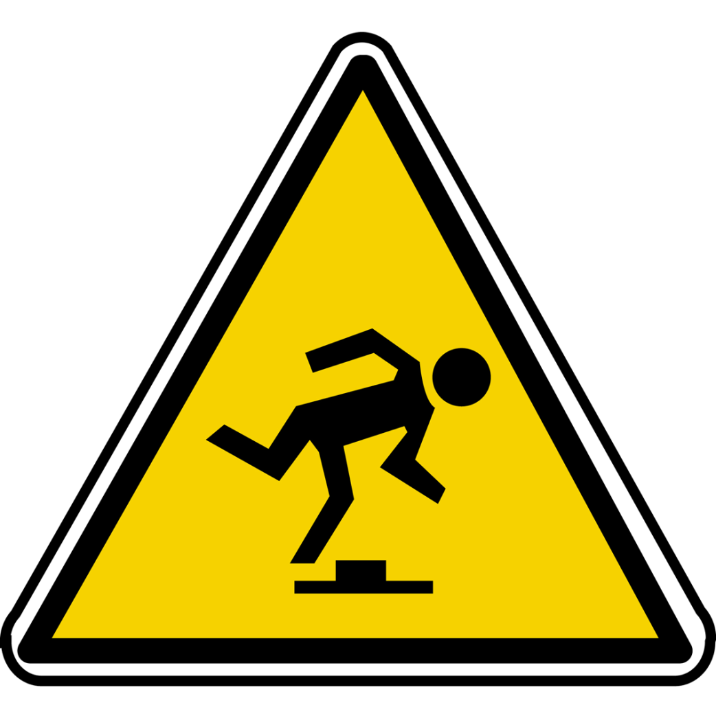 trébuchement (20x18.2cm) - Sticker/autocollant