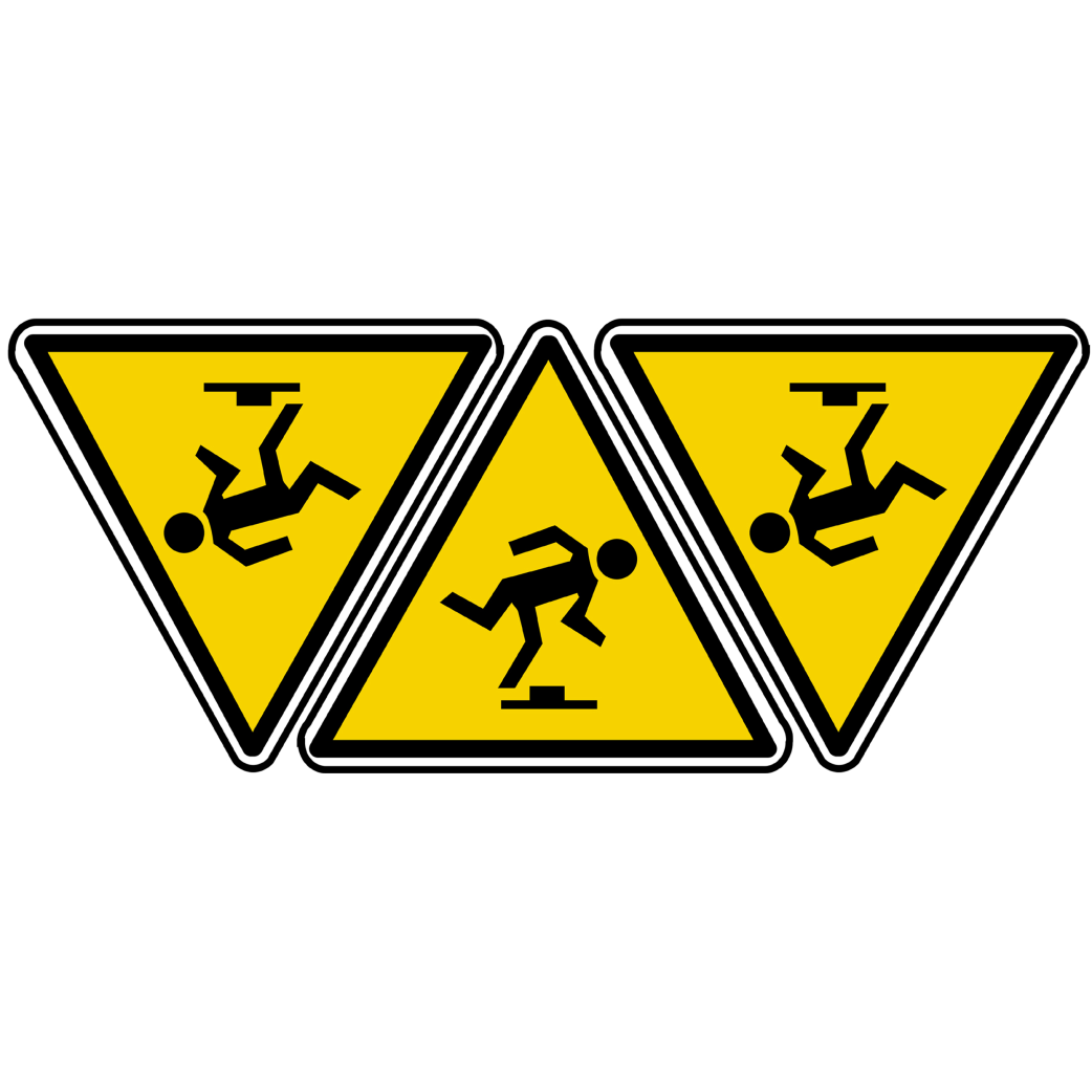 trébuchement (3fois 10x9cm) - Sticker/autocollant