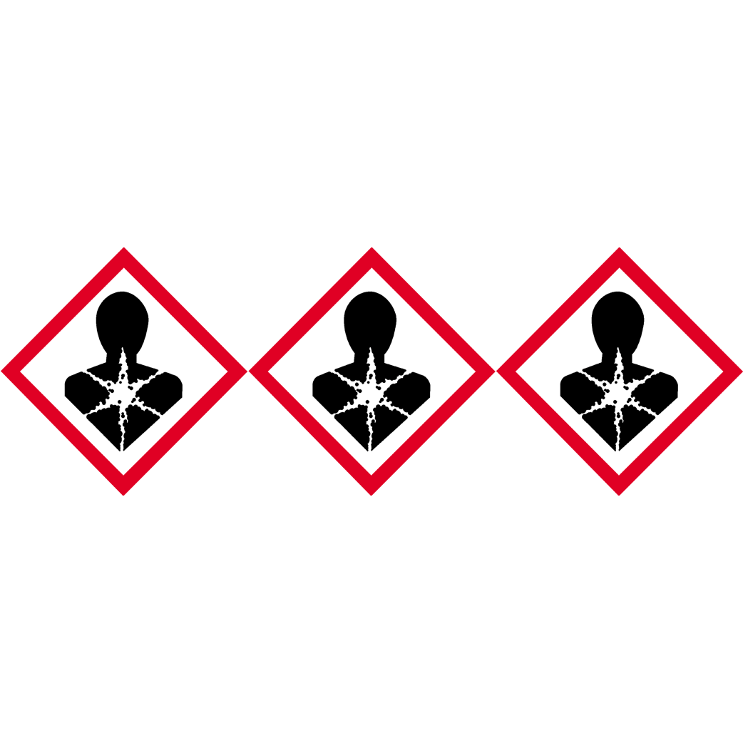 produits cancérogènes mutagènes toxiques - 3 fois 10cm - Sticker/autocollant