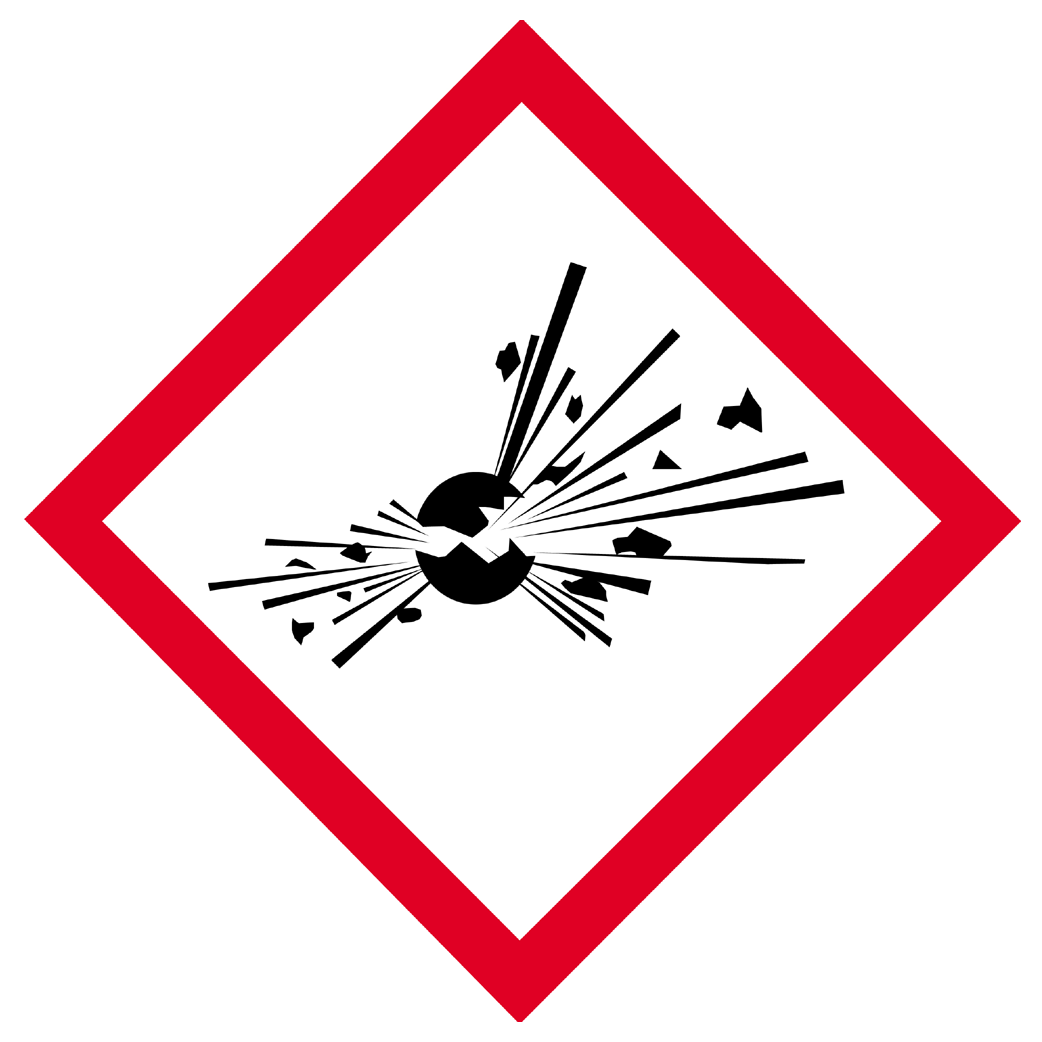 produits peuvent exploser - 10cm - Sticker/autocollant