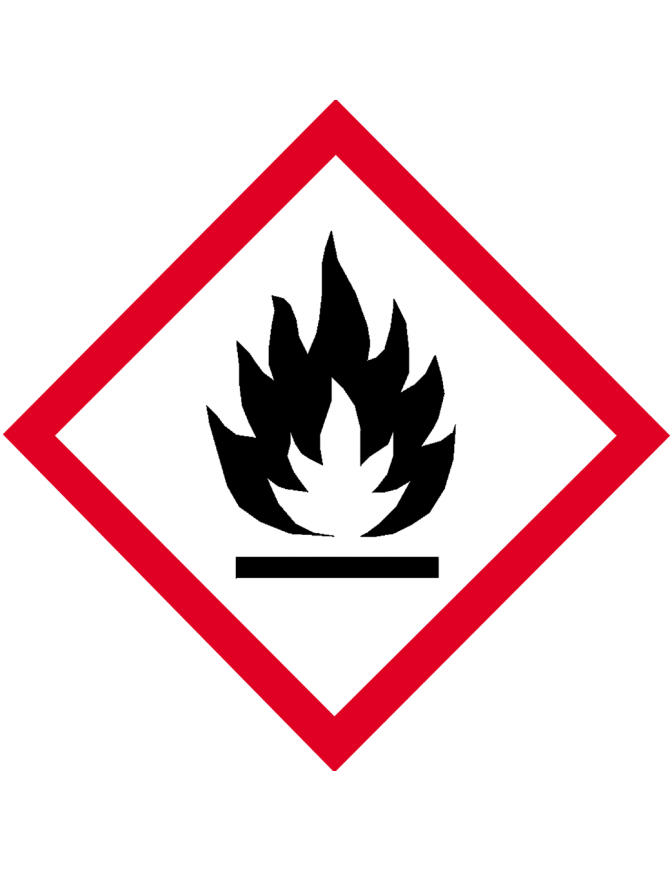 produits inflammables (10cm) - Sticker/autocollant produits inflammables (10cm) - Sticker/autocollant