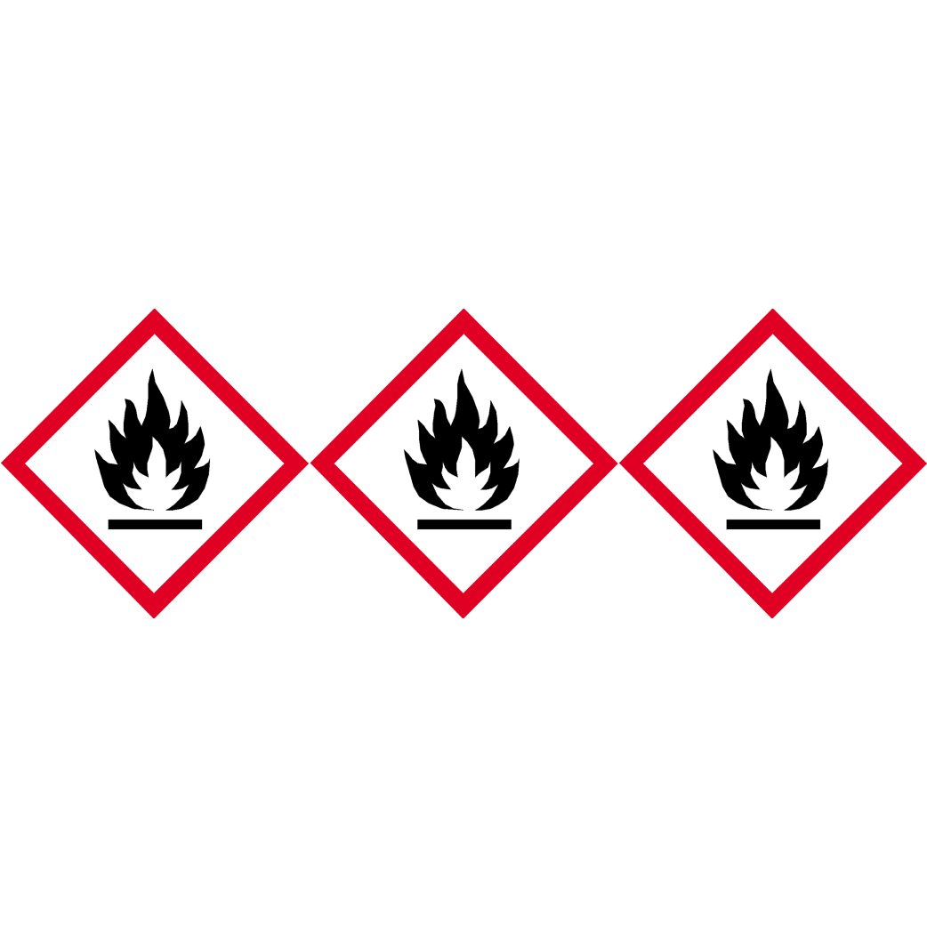 produits inflammables (3 fois 10cm) - Sticker/autocollant