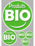 produits bio (1de 20cm/  1de 10cm / 3de 5cm) - Sticker / autocollant