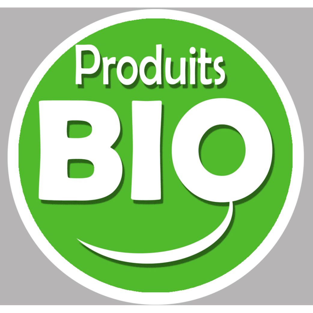 produit bio (5cm) - Sticker / autocollant
