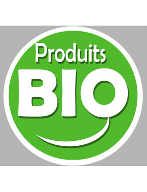 produit bio (5cm) - Sticker / autocollant
