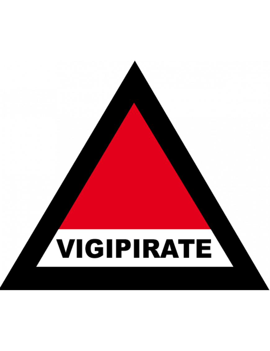 plan vigipirate - 15cm - Sticker/autocollant