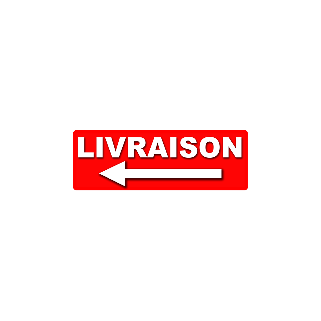 Livraison gauche (29x10cm) Sticker / autocollant