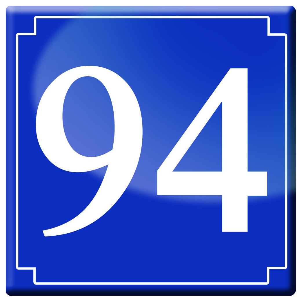 numéroderue94 - classique 10x10cm - Sticker/autocollant