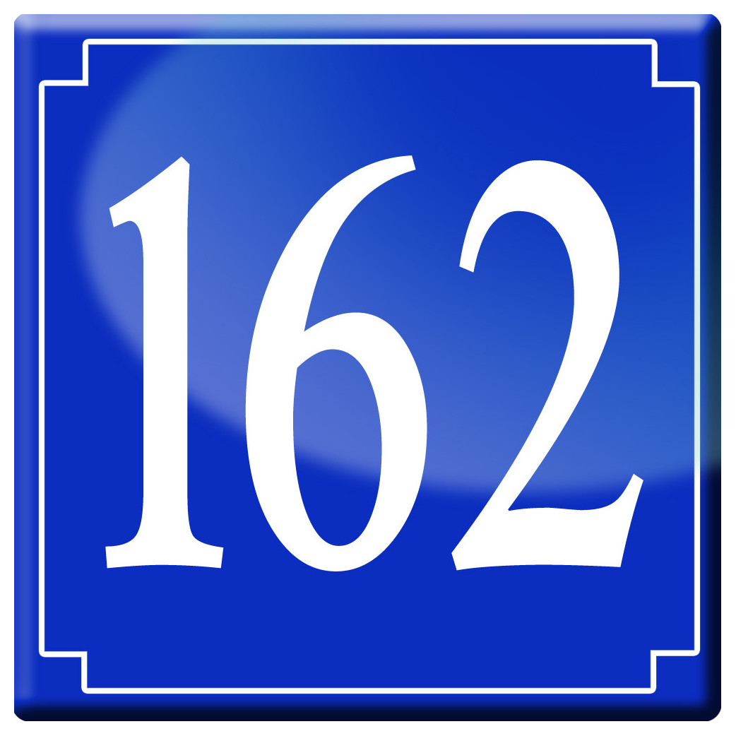 numéroderue162 - classique 10x10cm - Sticker/autocollant