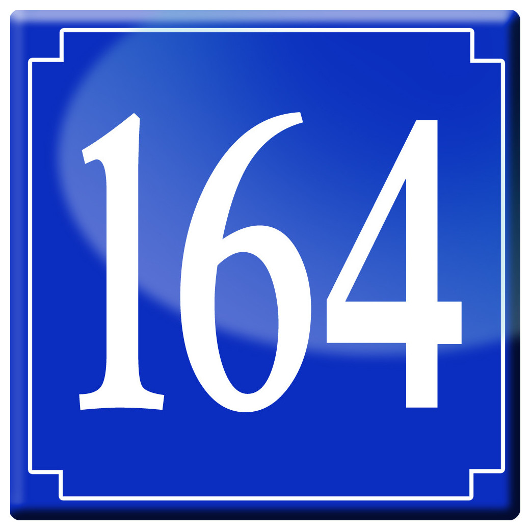 numéroderue164 - classique 10x10cm - Sticker/autocollant