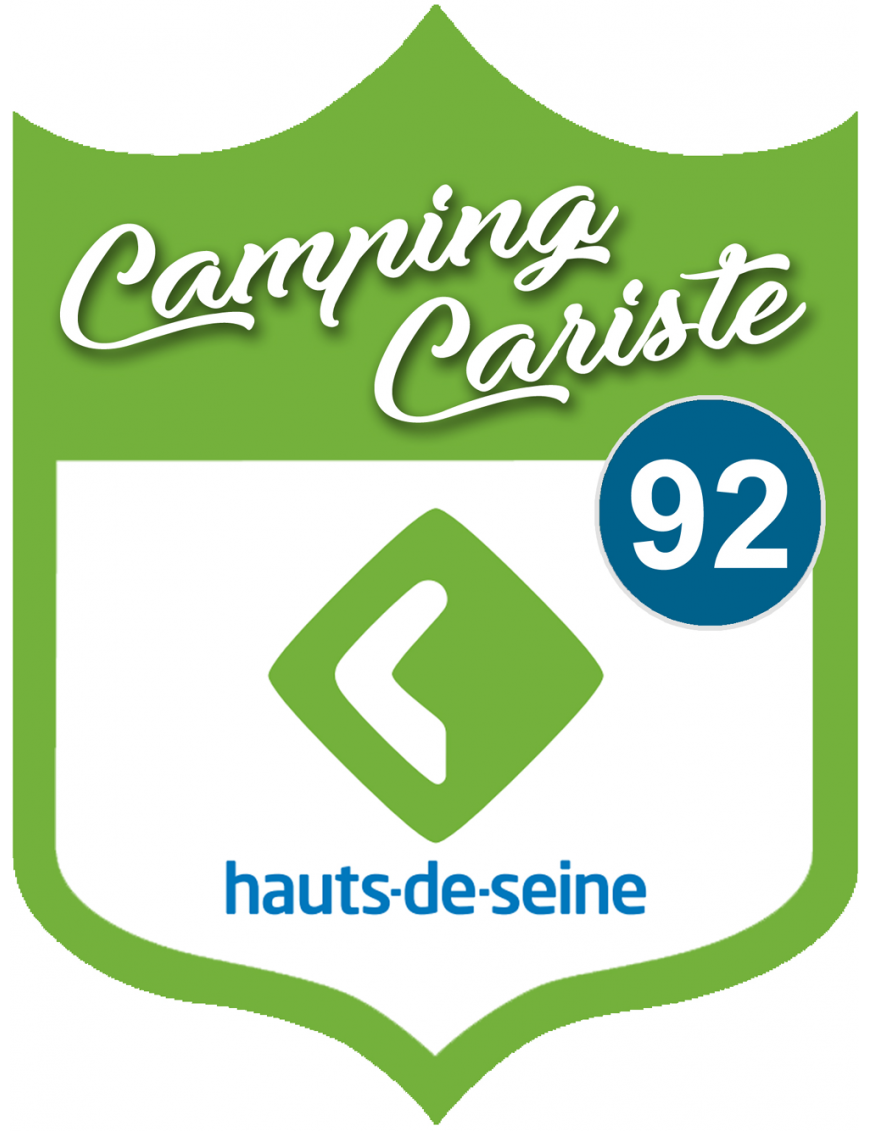 campingcariste Hauts de Seine 92 - 15x11.2cm - Sticker/autocollant