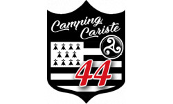campingcariste Breton 44 - 20x15cm - Sticker/autocollant