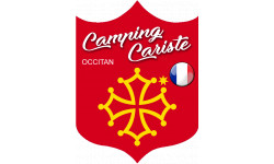 Camping cariste Occitan - 20x15cm - Sticker/autocollant