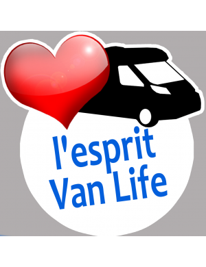 Van Life - 15cm - Sticker/autocollant