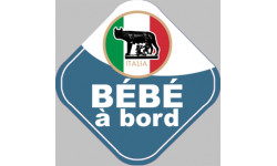 Autocollants : bebe a bord gars d'origine Italienne 2