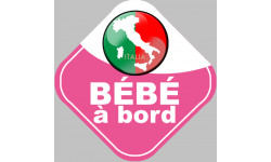Autocollants : bebe a bord d'origine Italienne 2