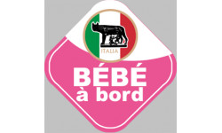 Autocollants : bebe a bord d'origine Italienne