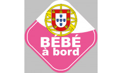 Autocollants : bebe a bord d'origine Portugaise