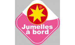 Autocollants : bebe a bord jumelles Occitanes