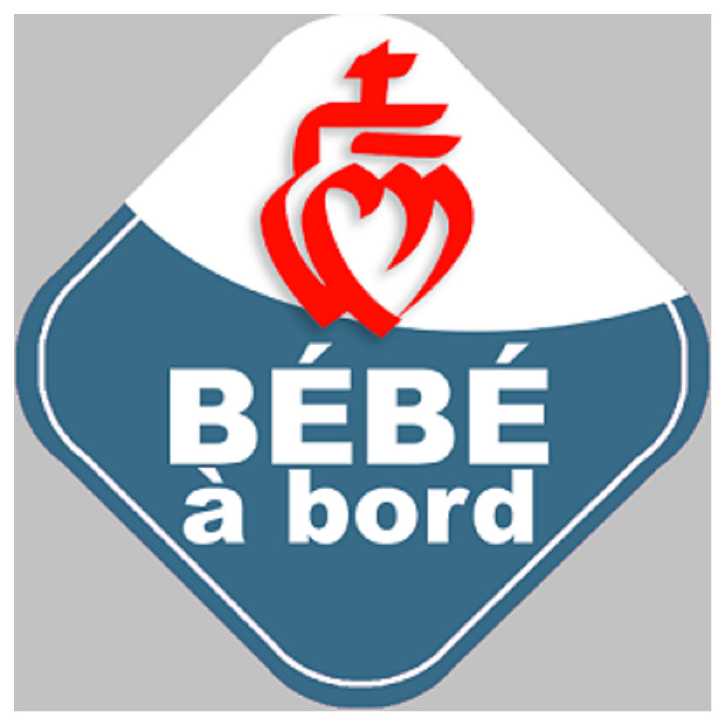 bébé à bord vendéen - 15cm - Sticker/autocollant