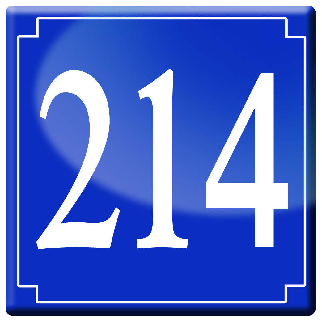 numéroderue214 - classique 10x10cm - Sticker/autocollant