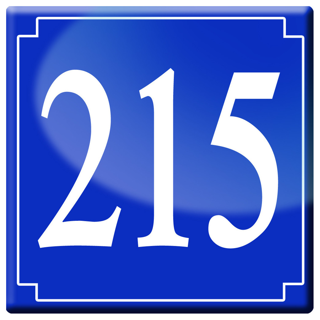 numéroderue215 - classique 10x10cm - Sticker/autocollant