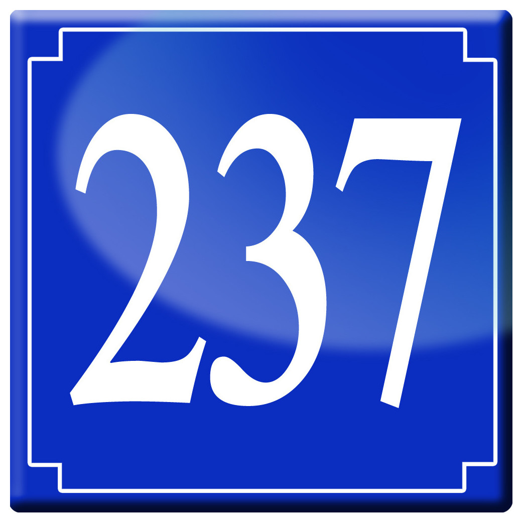 numéroderue237 - classique 10x10cm - Sticker/autocollant